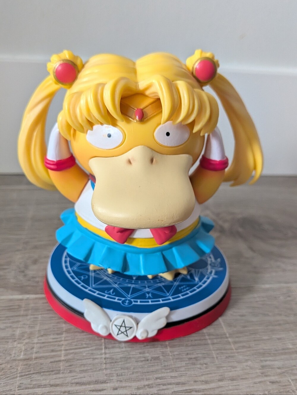 Psyduck Moon Costume Figurine and Stand